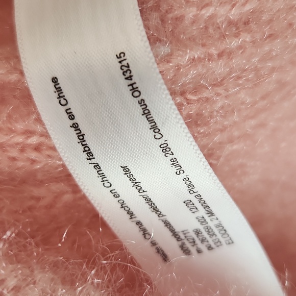 Eloquii Pink Cardigan Tank Top Set Fuzzy - Picture 7 of 12